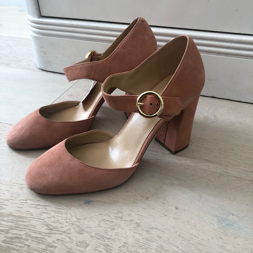 Maryjane blush pink Michael Kors pumps